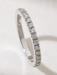 18K White Gold Eternity Ring with White Diamonds