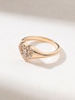18K Rose Gold Diamond Chevalier Ring