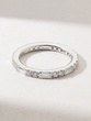 Unique Eternity Ring in 18K White Gold with Baguette and Brilliant Diamonds
