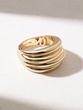 18Κ Yellow Gold RIng with Volume