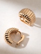 18K Rose Gold Earrings with Sculptural Shape