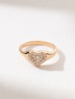 18K Rose Gold Diamond Chevalier Ring