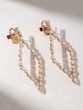 18k Rose Gold Lace Earrings with Brilliant and Fancy Diamonds