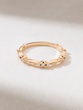 18K Rose Gold Ring with Diamonds