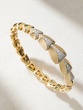 18K Yellow Gold Bracelet with Diamonds