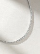 18K White Gold Tennis Necklace with Diamonds