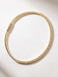 18K Rose Gold Cuff Bracelet with Brilliant Diamonds