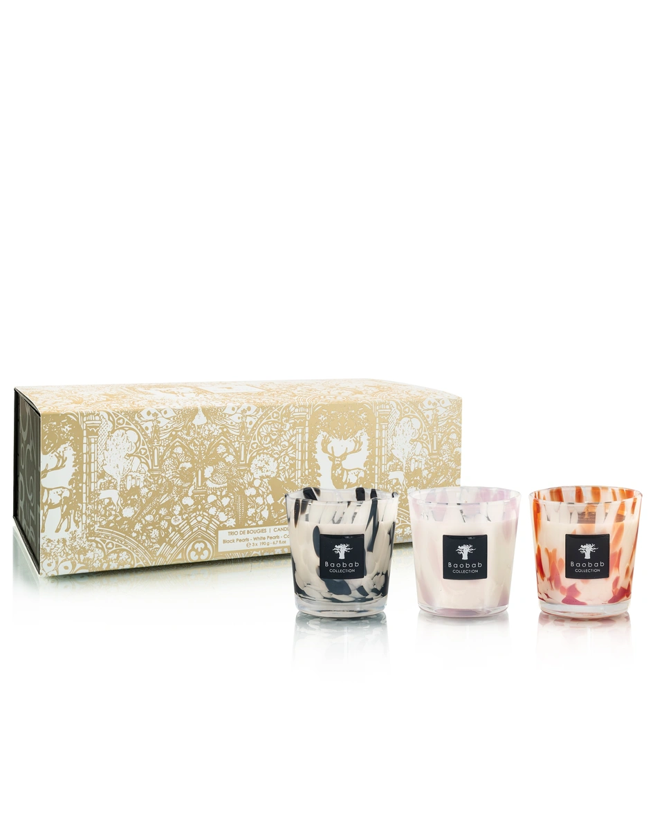 Κεριά Pearls Trio