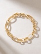 18K Yellow Gold Trendy Chain-Bracelet