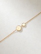 18K Rose Gold Bracelet with Diamond Charms
