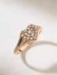18K Rose Gold Diamond Chevalier Ring