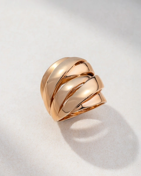 18K Rose Gold Ring