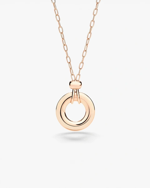 Iconica Necklace in 18K Rose Gold with Diamonds