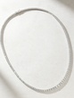 18K White Gold Tennis Necklace with Diamonds