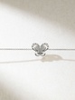 18 Karat White Gold Bracelet with Butterfly and Diamonds