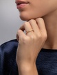 18K Yellow Gold Ring with Diamonds