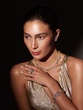 18K White Gold Necklace with Brilliant and Baguette Diamonds