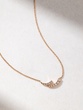 18K Rose Gold Necklace with Diamond Pendant - Image 1