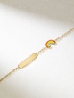 Bracelet in Yellow Gold K18 with Enamel Rainbow