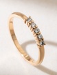 Five Diamond Band in 18K Rose Gold - Image 1