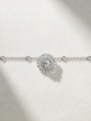 18K White Gold Necklace with Brilliant Diamonds