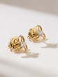 Blossom Earrings in 18K Yellow Gold with Diamonds
