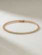 18K Rose Gold Cuff Bracelet with Brilliant Diamonds