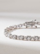 18K White Gold Eternity Tennis bracelet with Diamonds