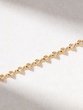 18K Yellow Gold Chain Necklace with Brilliant Diamonds - Image 2