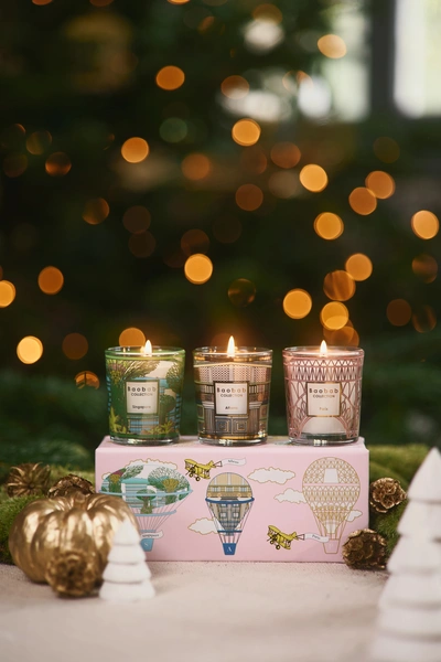 Trio Travel Candles Singapore-Athens-Paris