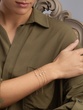 18K Rose Gold Bracelet with Diamond Charms