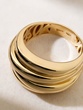 18Κ Yellow Gold RIng with Volume