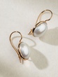 18K Rose Gold Earrings with Pearls