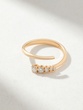 Elegant 18K Rose Gold Ring with Diamonds - Image 2