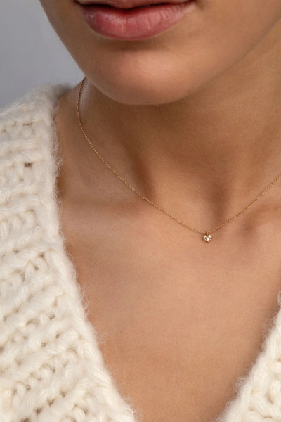 18K Rose Gold Miniature Heart with Diamonds