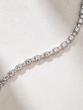 18K White Gold Eternity Tennis bracelet with Diamonds