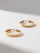 18Κ Yellow Gold  Thin Hoop Earrings