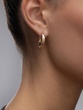 18K Rose Gold Polished Hoops