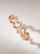 18K Rose Gold Playful Ring with Brilliant cut Diamonds