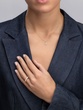 18K Rose Gold Letter Necklace with Diamonds