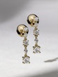 18Κ Rose Gold Elegant Earrings with Diamonds - Image 1