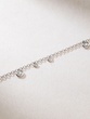 18K White Gold Chain Necklace with Brilliant Diamonds