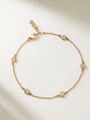 18 Karat Rose Gold Bracelet with Circle Charms